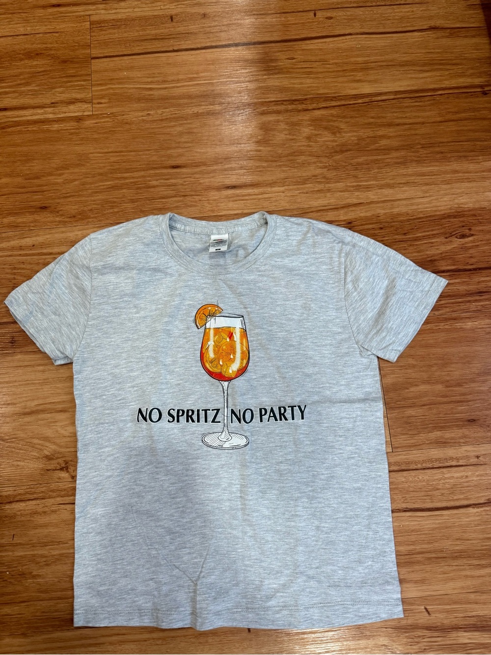 No Spritz No Party Graphic T-Shirt, Size Small